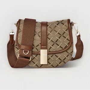 A New Day Crossbody Bag with Gold Accent